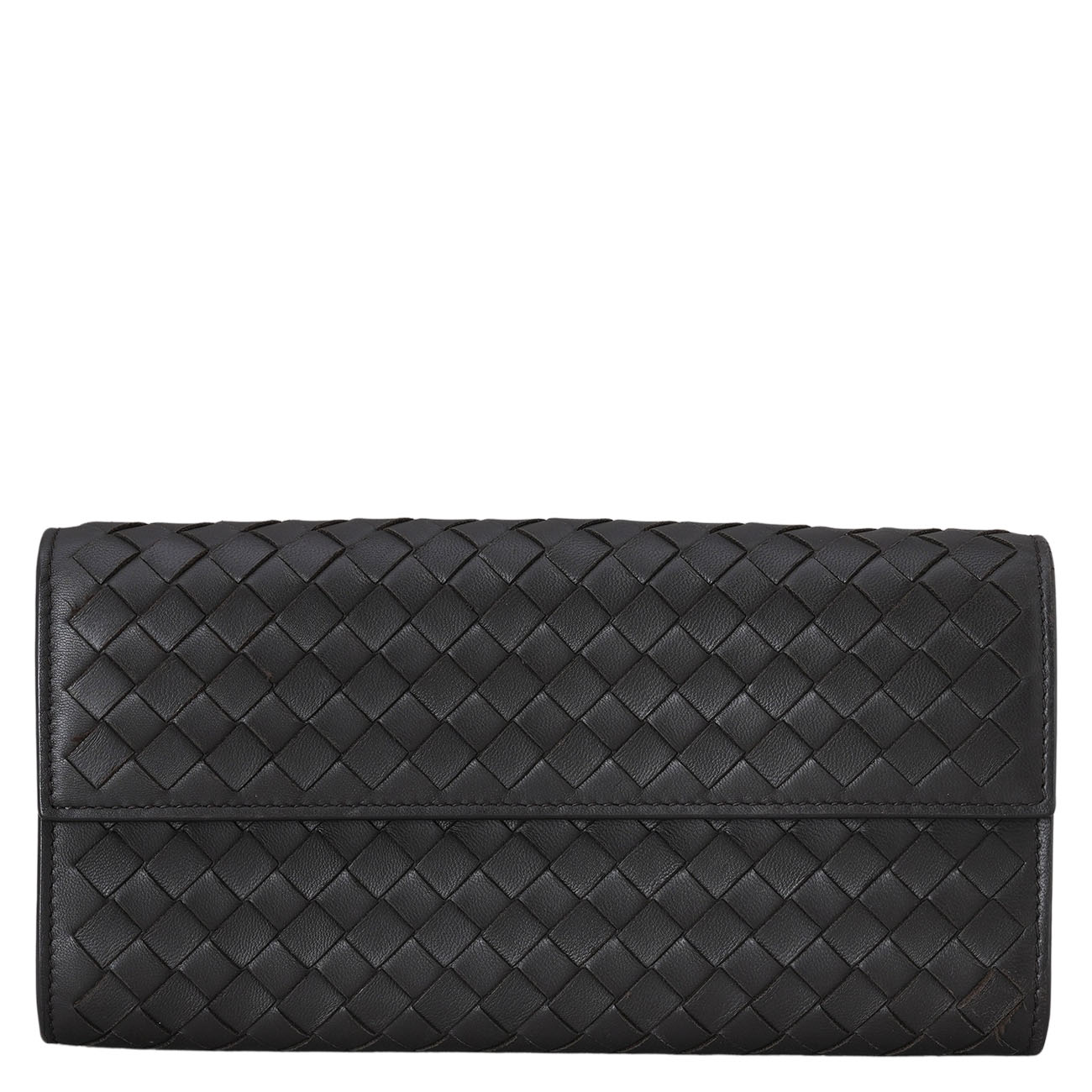 BOTTEGA VENETA(USED)보테가베네타 인트레치아토 플랩 장지갑